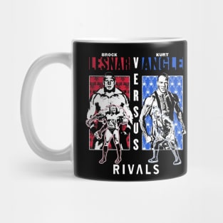 Brock Lesnar Vs Kurt Angle Rivals Mug